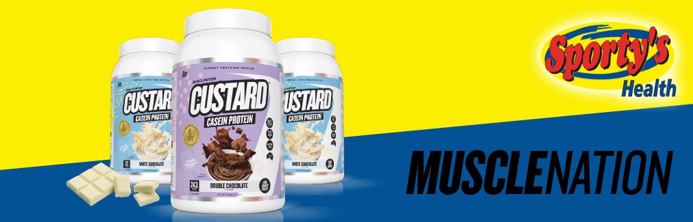 Custard Casein Protein Banner