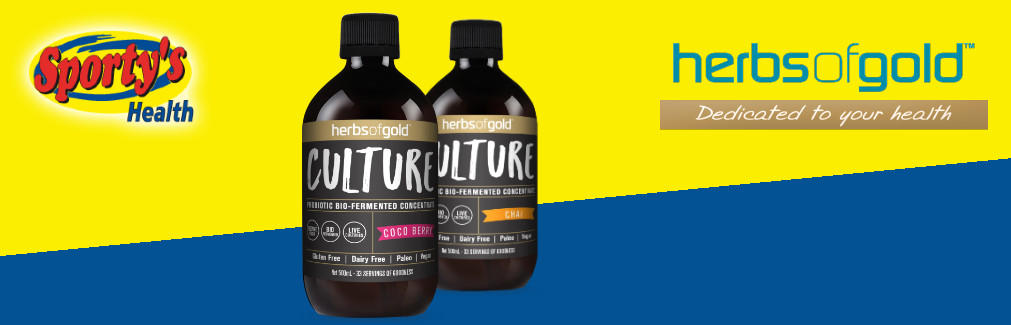 Herbs of Gold Culture Probiotic Banner