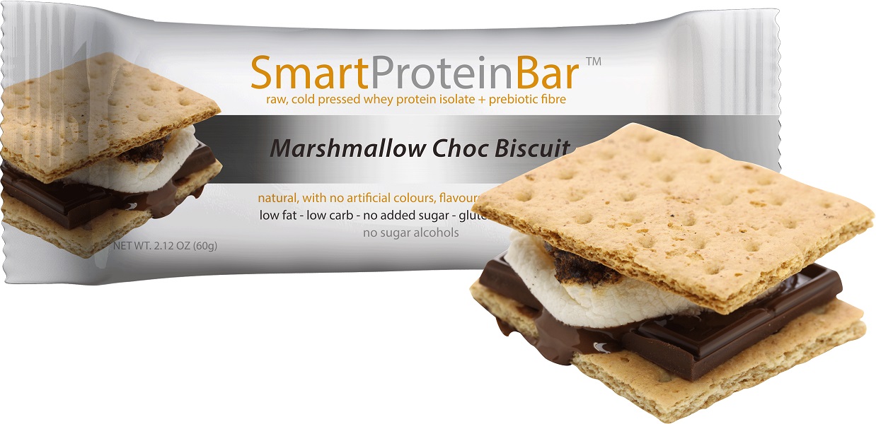 Marshmallow protein bar