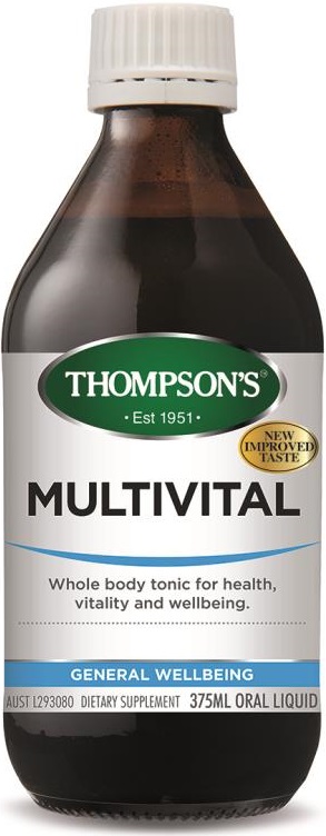 Multivital Glass Bottle