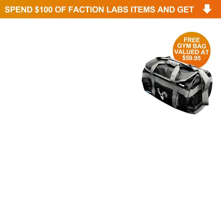 Faction Labs Gym Bag Offer