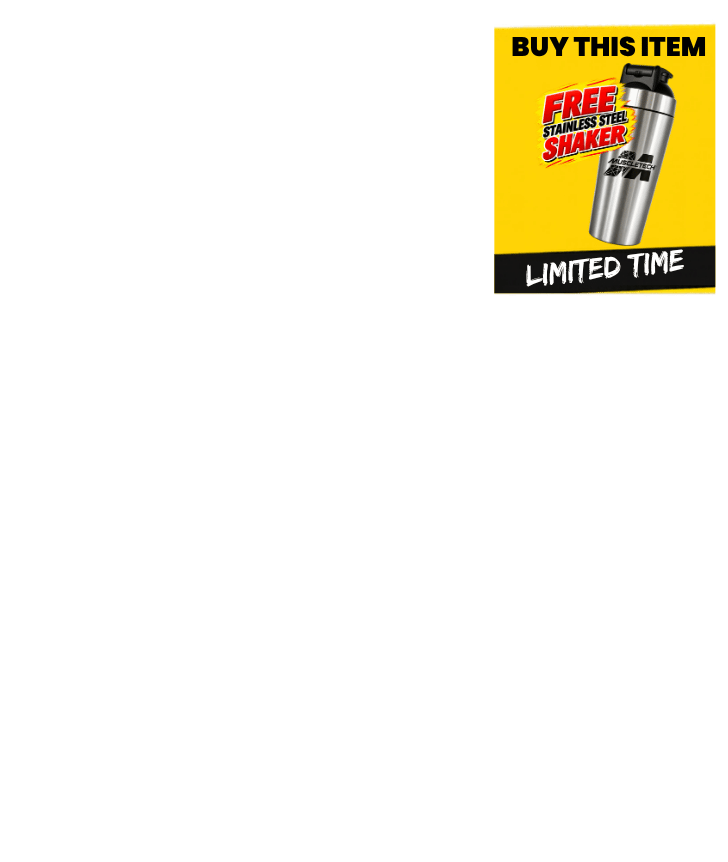 Free Muscletech Stainless Steel Shaker