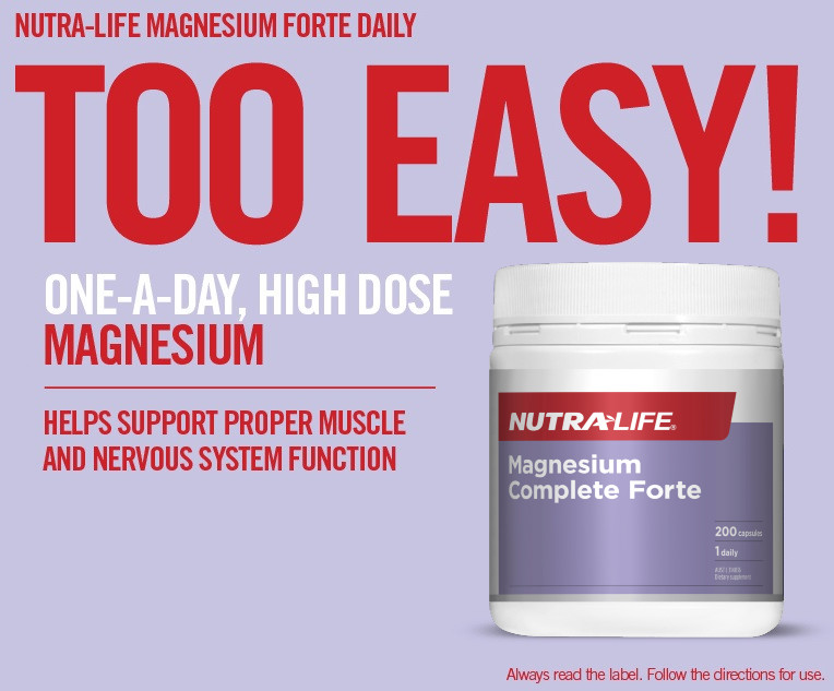 Magnesium Nutra-Life Banner