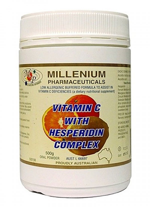 millenium pharmceuticals vitamin C powder